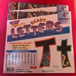Ready Letters 4" Friendly Combo Pack - Multicolor